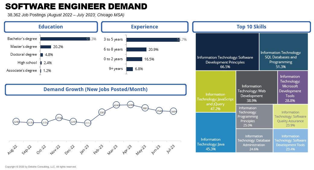 Graphic Example of Labor Market Intelligence Visualization